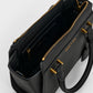 Harper Structured Top Handle Bag - Black