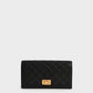 Micaela Quilted Phone Pouch - Black