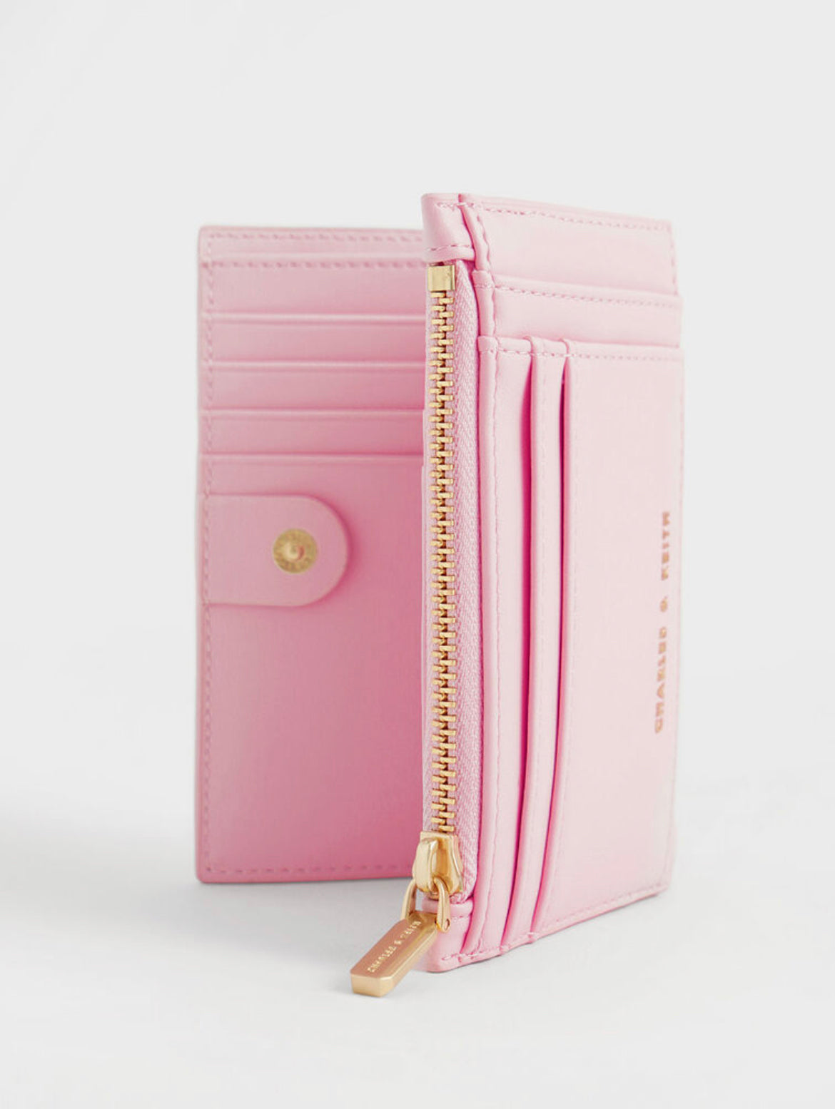 Lillie Quilted Mini Wallet - Pink