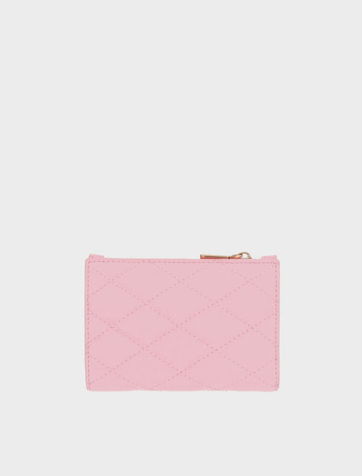 Lillie Quilted Mini Wallet - Pink