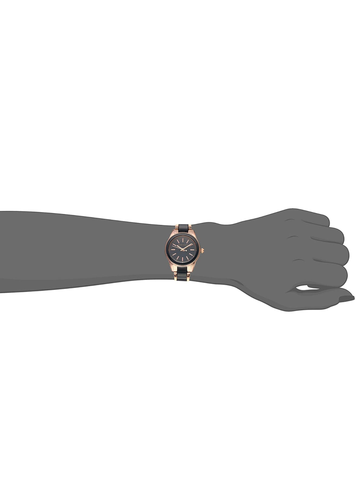 Resin Bracelet Watch- Rose Gold/Navy Blue
