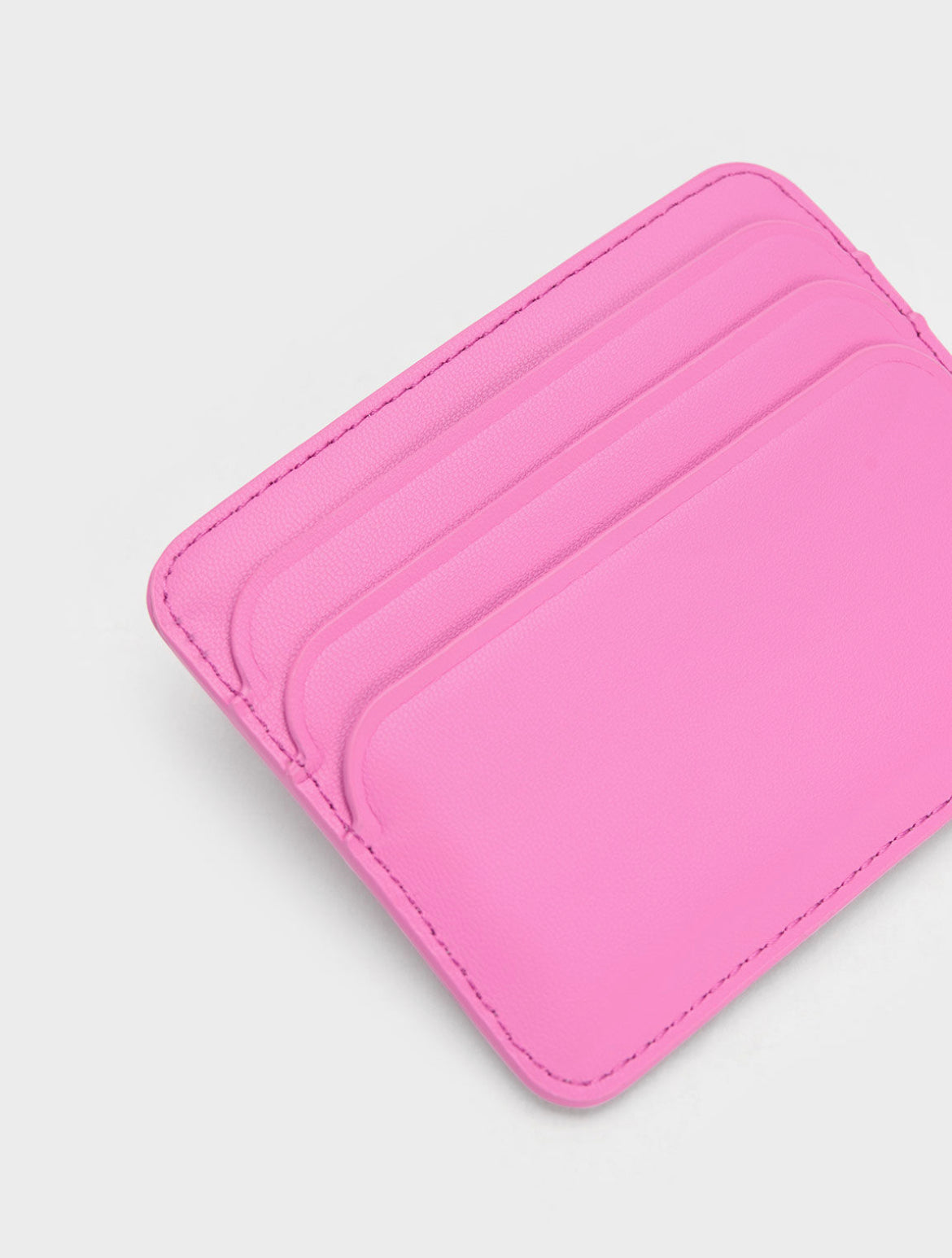Cleo Quilted Card Holder - Pink